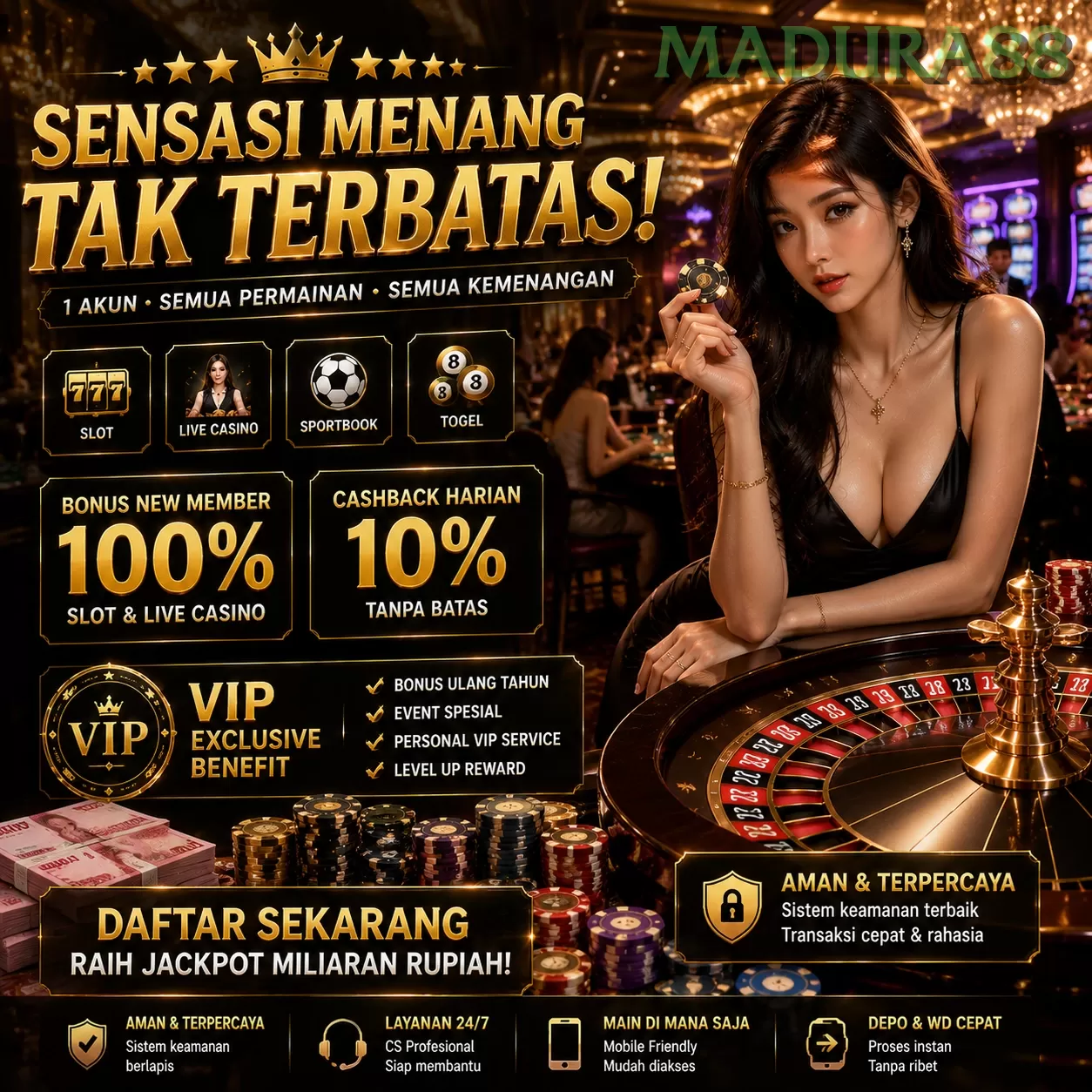 Kelebihan dan Kekurangan Bermain di madura88